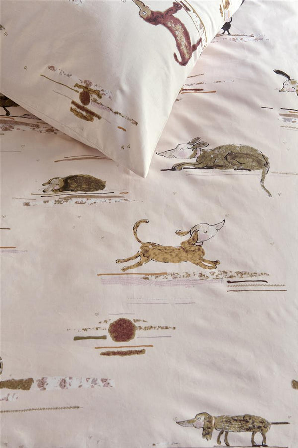 Kinder Dekbedovertrek Beddinghouse Hot Dogs Pink detail