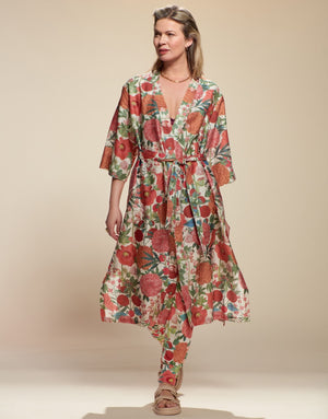 Kimono Essenza Ilona Florentien Lobster Pink model 1