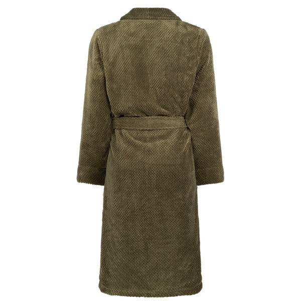 Badjas Linolux Lio Moss achterkant