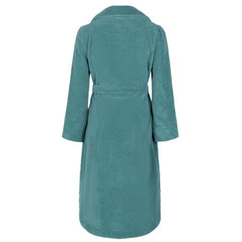 Dames Badjas Linolux Tezza Mineral Blue achterkant