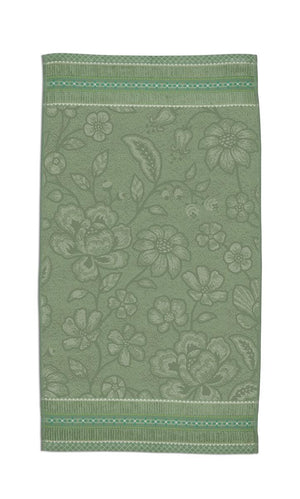 Handdoek Pip Studio Jasmin Jacquard Green