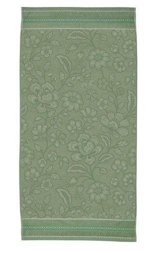 Badlaken Pip Studio Jasmin Jacquard Green