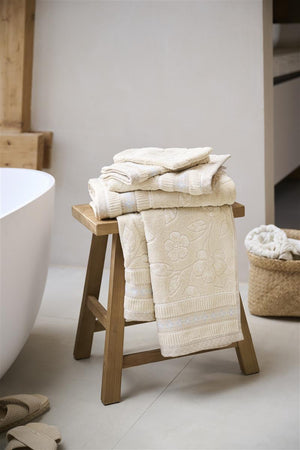 Sfeer Badtextiel Pip Studio Jasmin Jacquard Sand