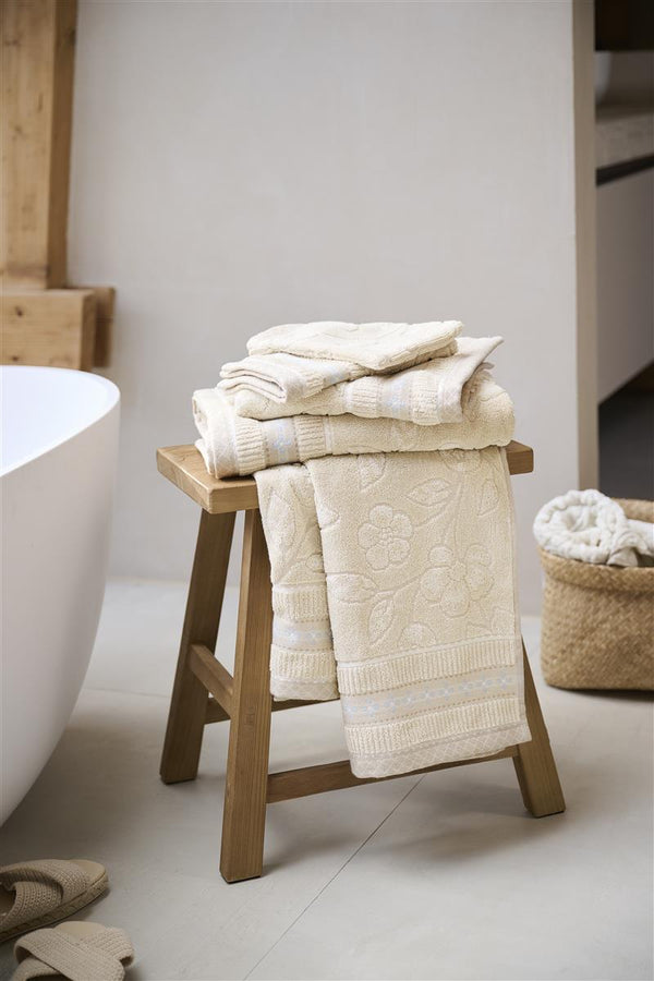 Sfeer Badtextiel Pip Studio Jasmin Jacquard Sand