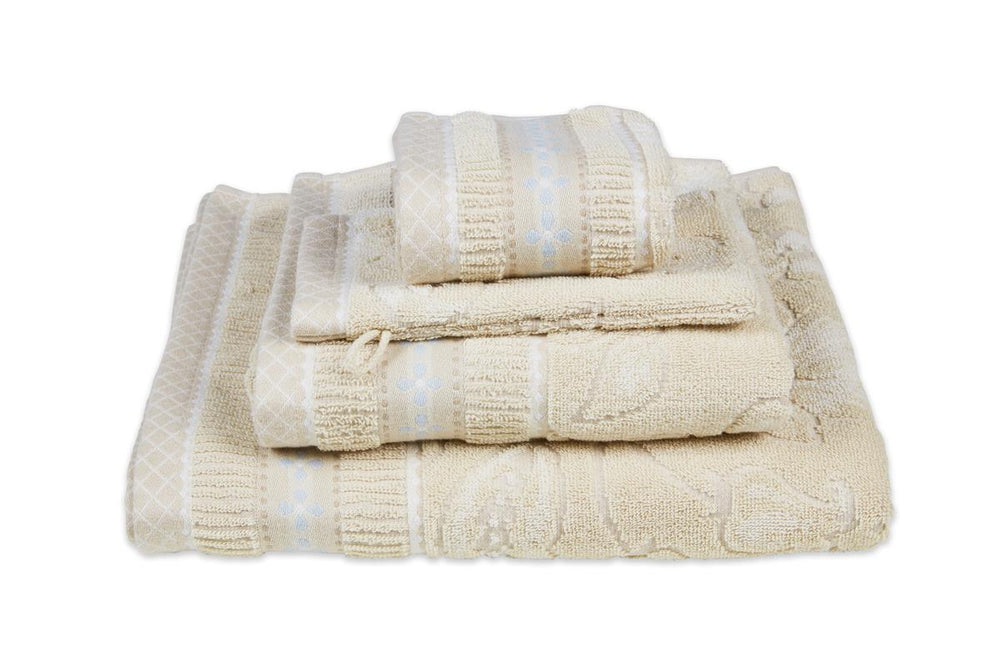 Topshot Badtextiel Pip Studio Jasmin Jacquard Sand