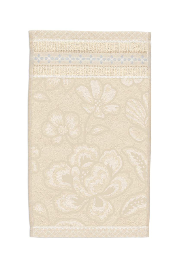 Gastendoek Pip Studio Jasmin Jacquard Sand