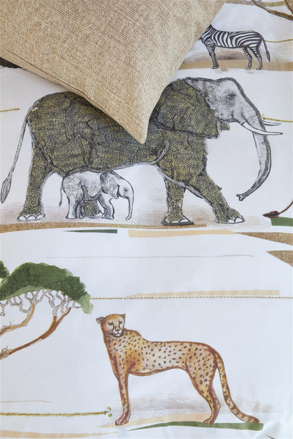 Kinder Dekbedovertrek Beddinghouse Jeep Safari Natural detail