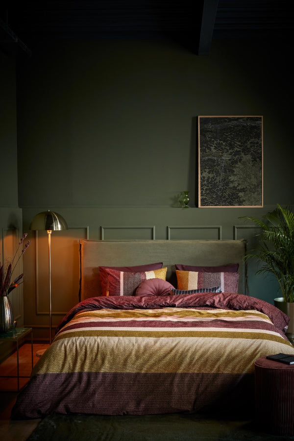 Dekbedovertrek Beddinghouse Jorren Dark Red sfeer