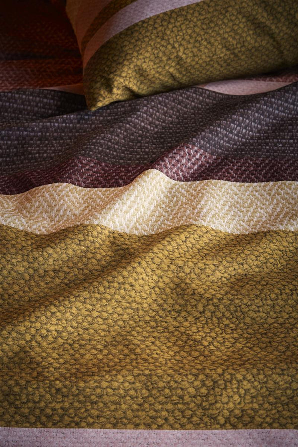 Dekbedovertrek Beddinghouse Jorren Dark Red Detail