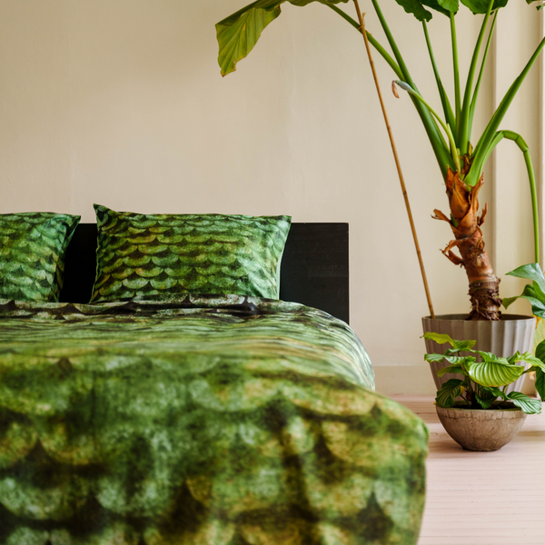Dekbedovertrek Kayori Koku Groen sfeer
