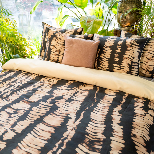 Dekbedovertrek Kayori Chikuma Bruin voorstaand