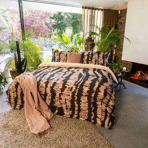 Dekbedovertrek Kayori Chikuma Bruin sfeer