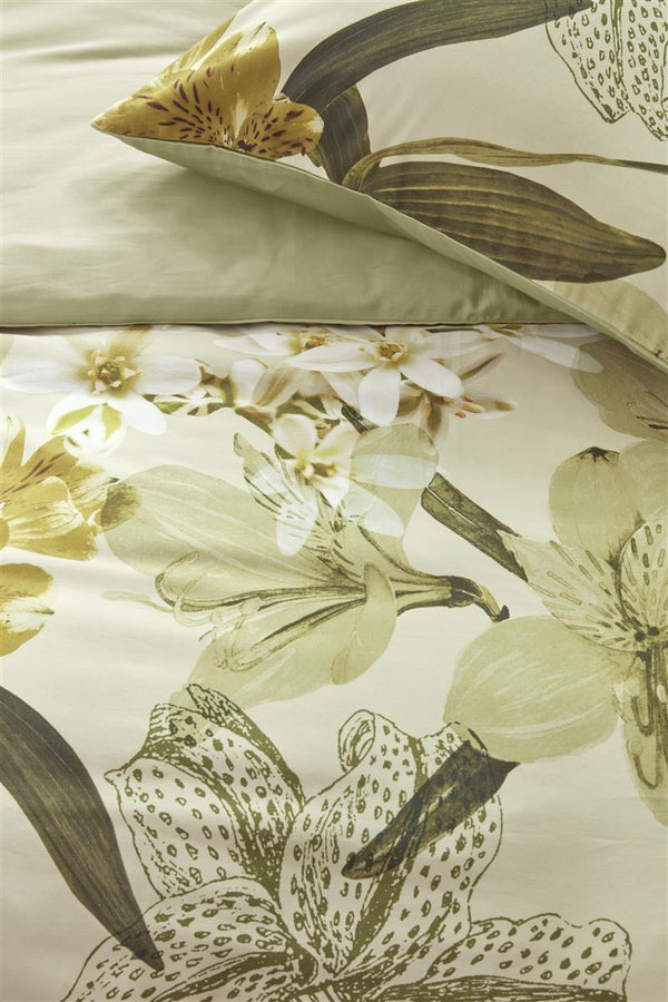 Dekbedovertrek Beddinghouse Kiley Green detail