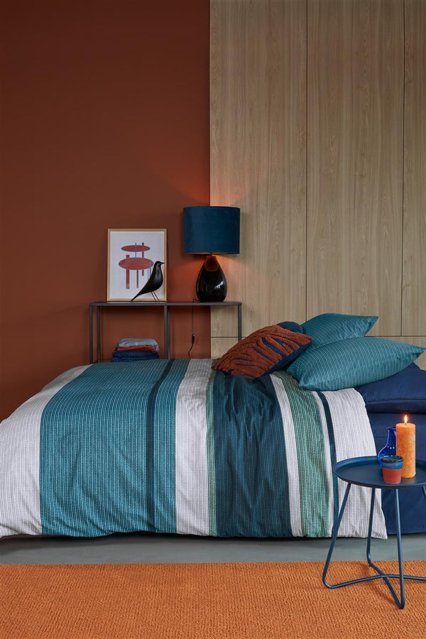 Dekbedovertrek Beddinghouse Laila Blue Flanel sfeer