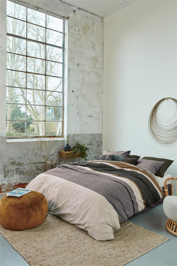 Dekbedovertrek Beddinghouse  Laila Dark sand Flanel Sfeer