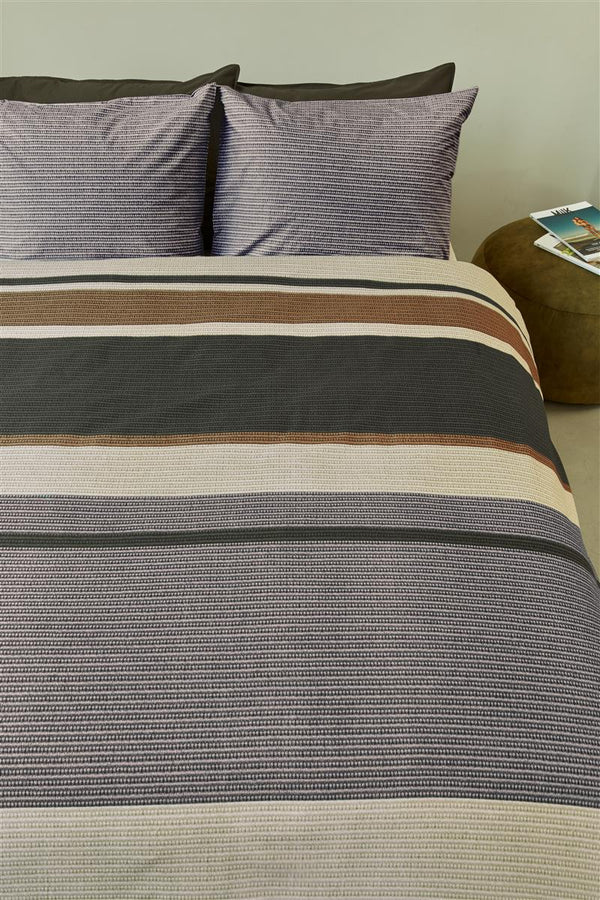 Dekbedovertrek Beddinghouse  Laila Dark sand Flanel voorstaand
