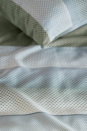 Dekbedovertrek Beddinghouse Mels Grey Green detail