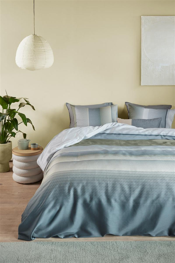 Dekbedovertrek Beddinghouse Mels Grey Green sfeer