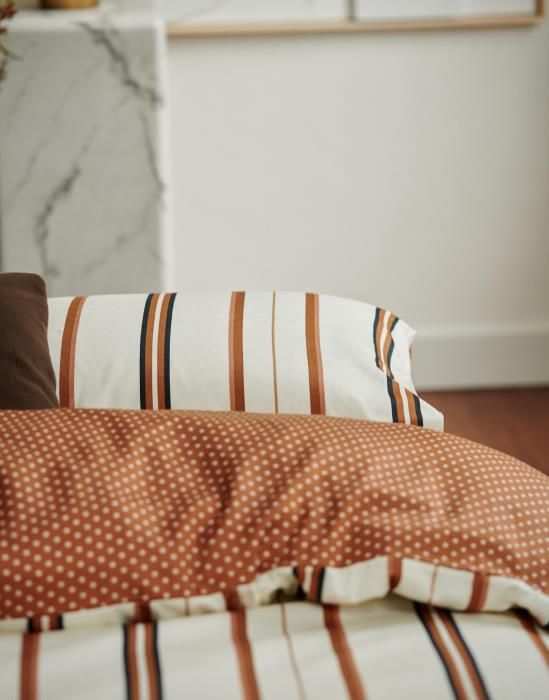 Dekbedovertrek Essenza Meryl Vanilla binnenzijde