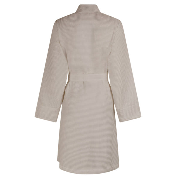 Wafel Badjas Linolux Nature Linnen achterkant