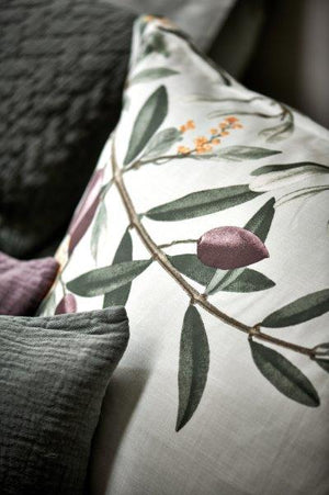 SFEER DEKBEDOVERTREK VANDYCK OLIVE MULTI