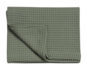 Wafeldeken Vandyck Pique Earth green