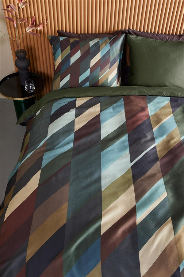 Dekbedovertrek Beddinghouse Roan Olive Green voorstaand