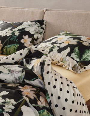 Dekbedovertrek Essenza Rosalee Antraciet detail