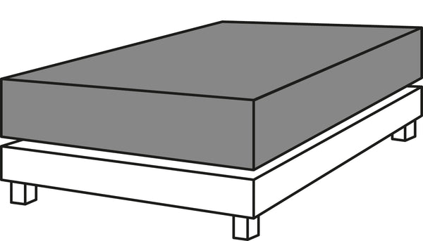 Hoeslaken Livello Jersey Mineral tekening