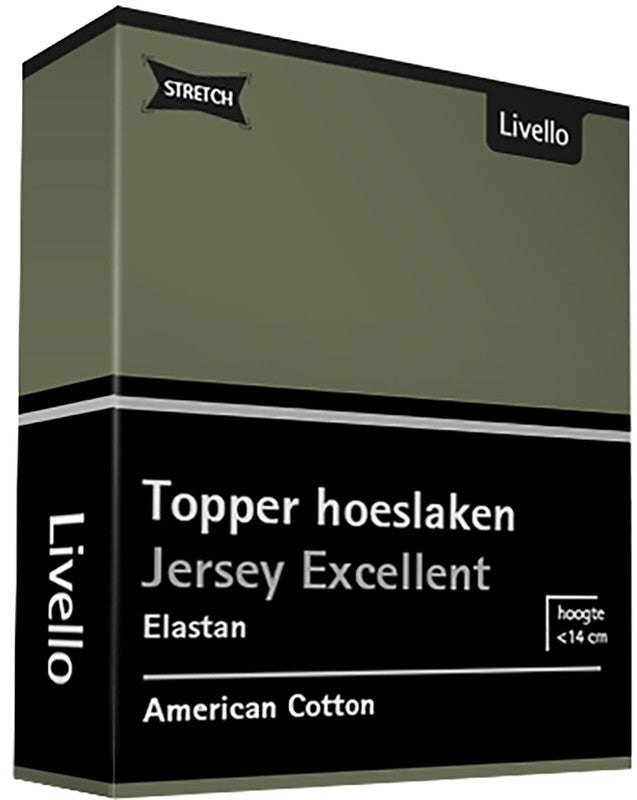 Topper Hoeslaken Stretch Excellent Green
