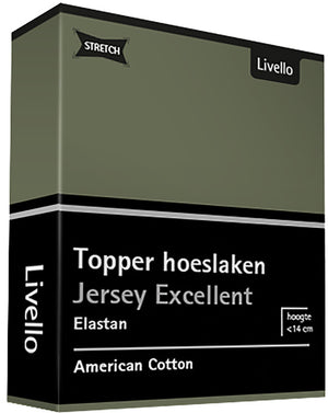 Topper Hoeslaken Stretch Excellent Green