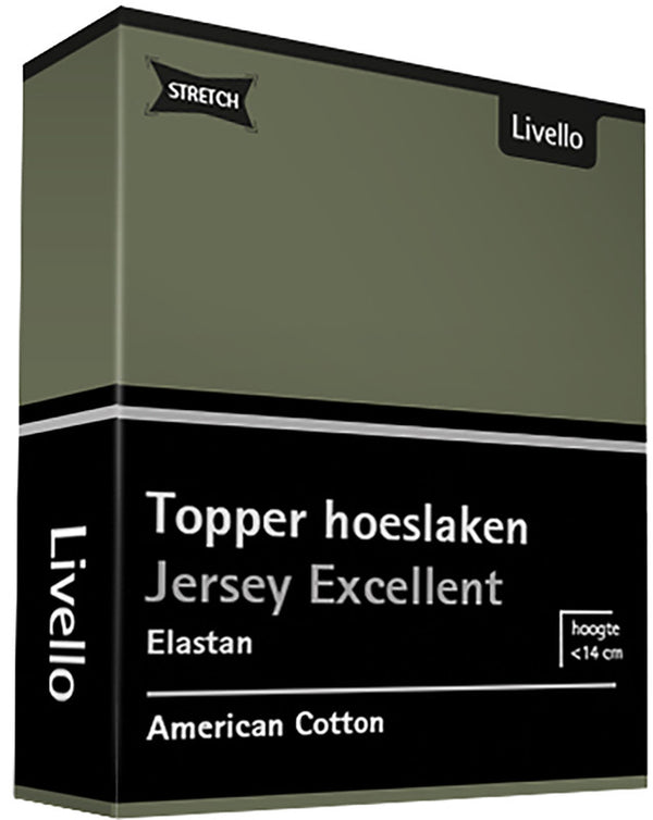 Topper Hoeslaken Stretch Excellent Green