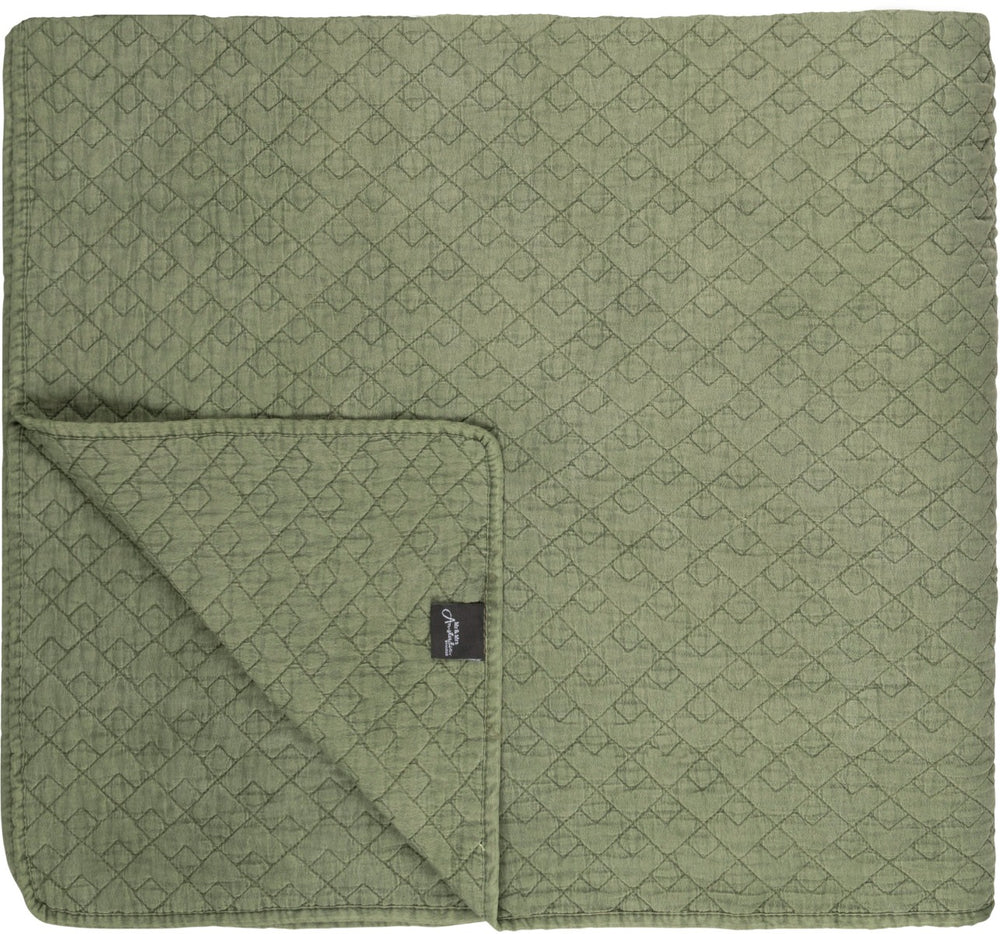 Plaid Livello Mr & Mrs Amsterdam Stonewashed Green