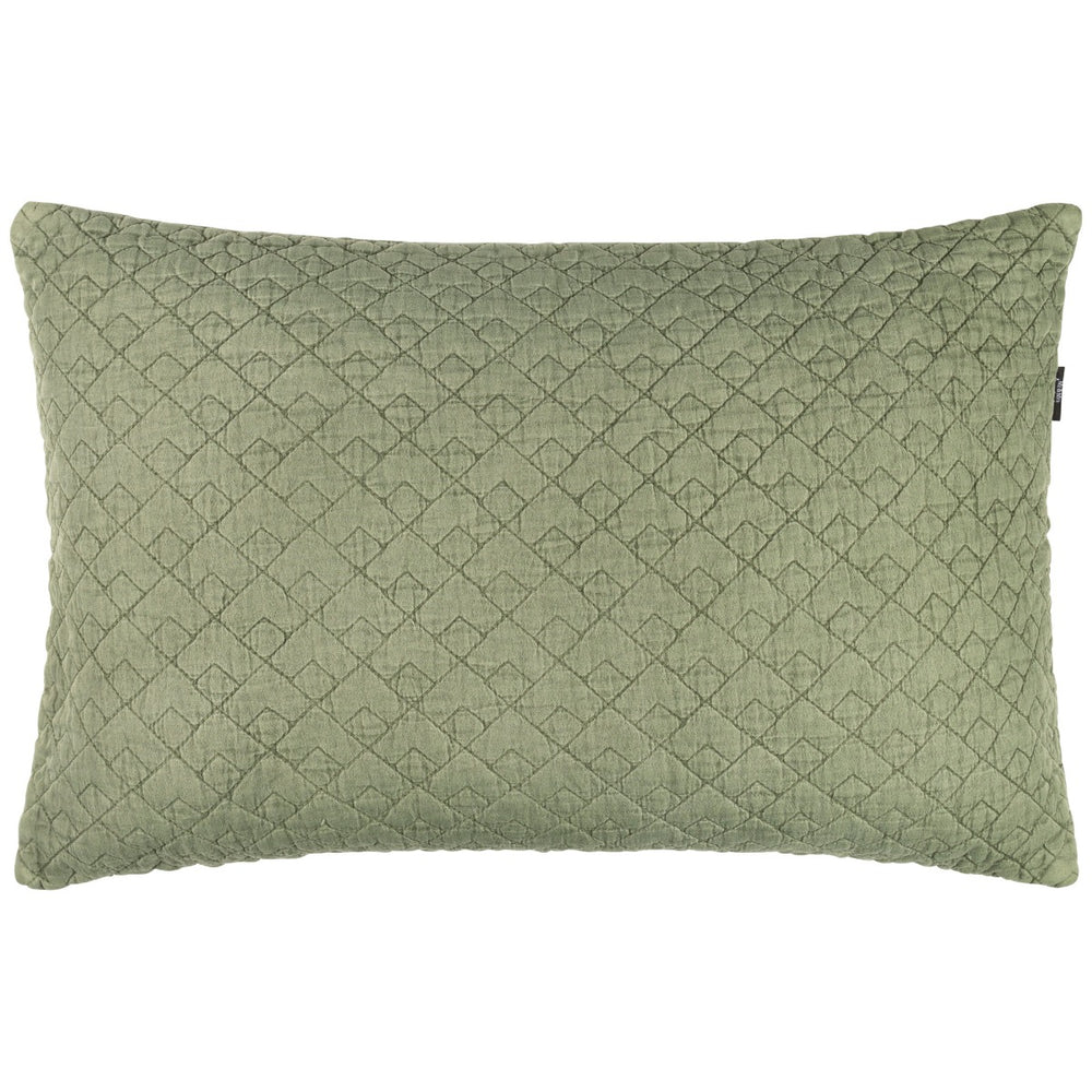 Sierkussen Livello Stonewashed Green