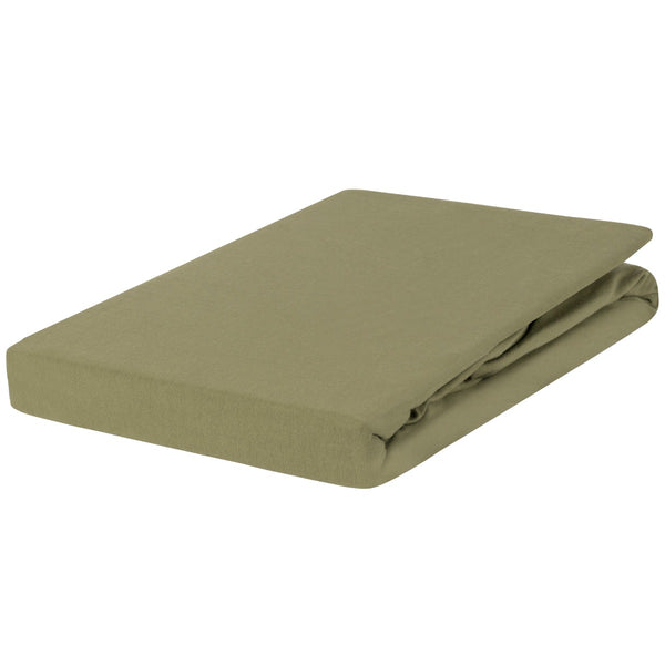 Topper Hoeslaken Stretch Excellent Green gevouwen