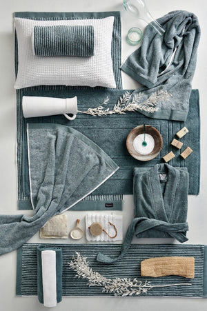 Badtextiel Vandyck Home Petit Ligne pearl bleu