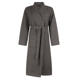 Wafel badjas lang Livello Nature Grey