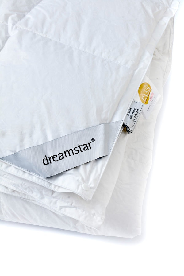 Donzen Dekbed Dreamstar Xclusive 90% Ganzendons 4 seizoenen labels