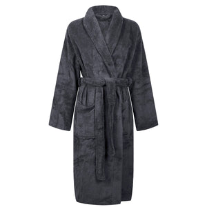 Fleece Badjas Livello Calvin Dark Grey