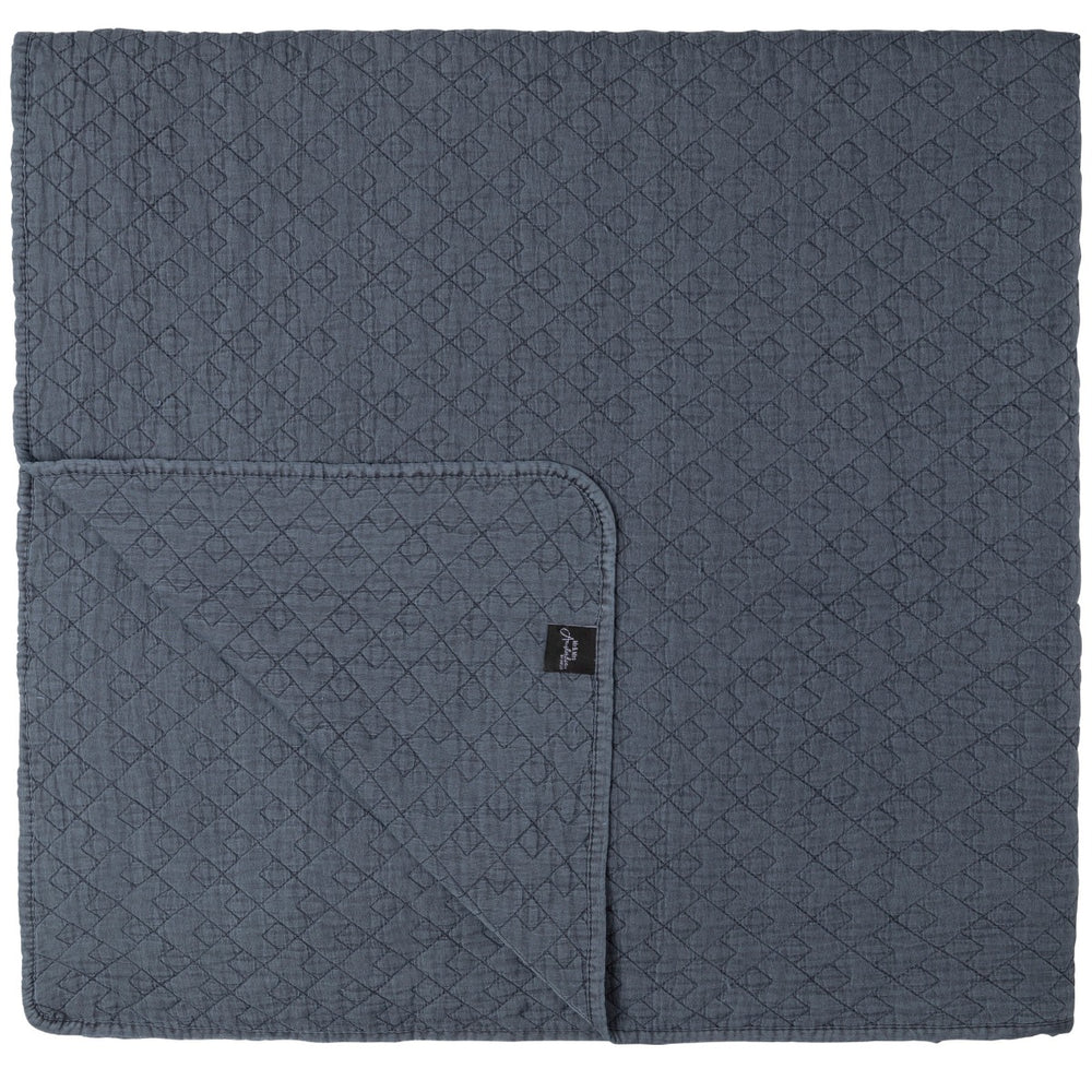 Plaid Livello Mr & Mrs Amsterdam Stonewashed Petrol