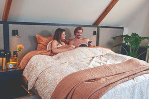 Dekbedovertrek Livello Selma Caramel Sfeer