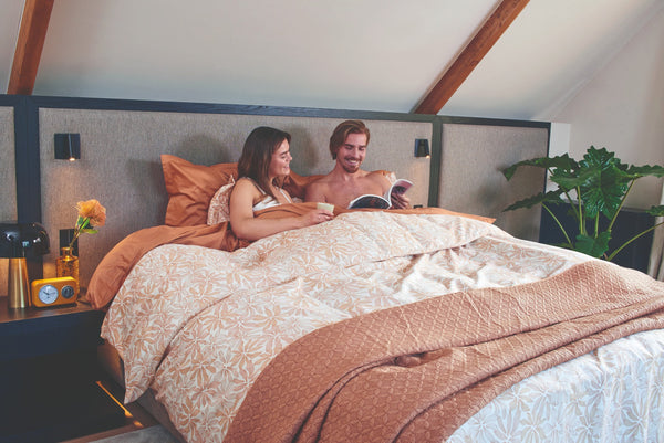 Dekbedovertrek Livello Selma Caramel Sfeer