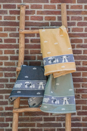 Theedoek Bunzlau 3 kleuren