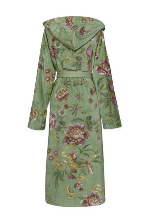 Badjas Pip Studio Secret garden Green back