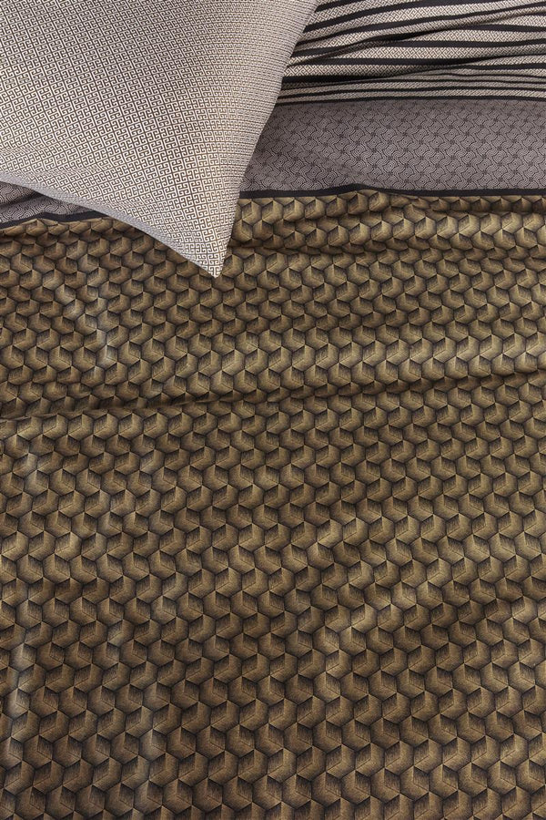 Dekbedovertrek Beddinghouse  Dutch Design Shitake Bruin detail