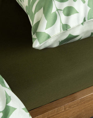 Dekbedovertrek Essenza Sora Greenisch binnenzijde