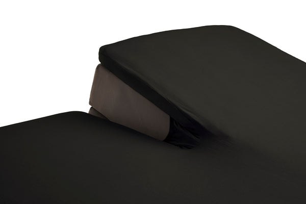 Splittopper Hoeslaken Livello Jersey Stretch Donker Grijs