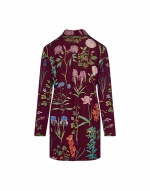 Nachthemd Essenza Valentina Marigold Burgundy back