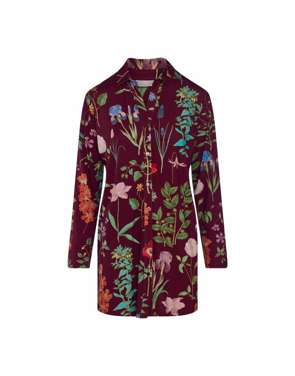 Nachthemd Essenza Valentina Marigold Burgundy