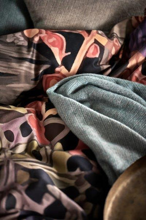 Detail Dekbedovertrek Vandyck Wildscape Multi